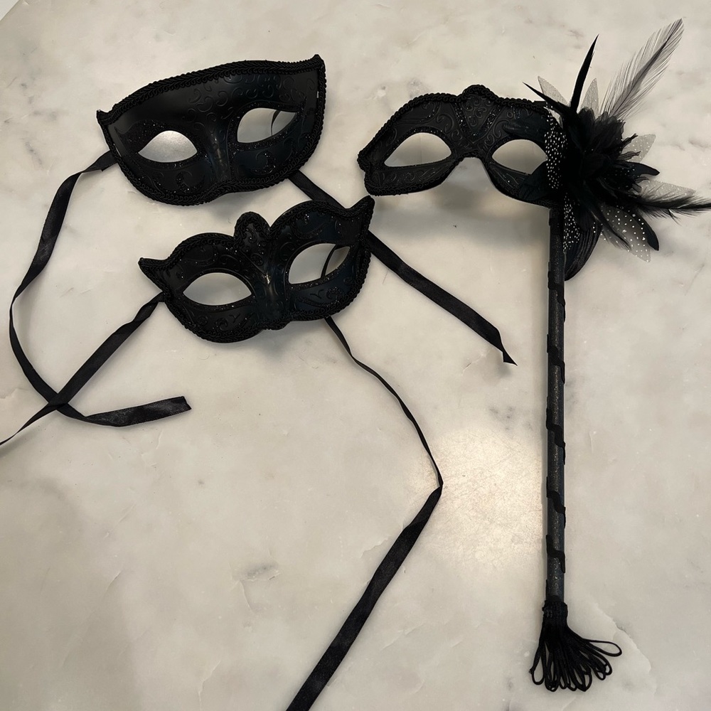 Matching masquerade masks
